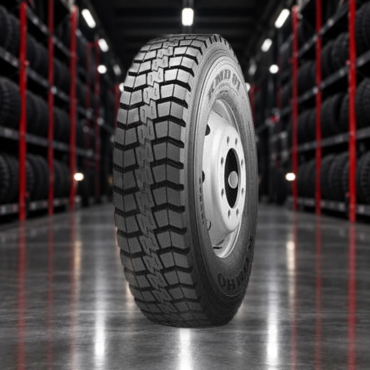 Kumho KMD01 315/80 R22,5 156/150K 3PMSF ved20PR (Ведущая ось)