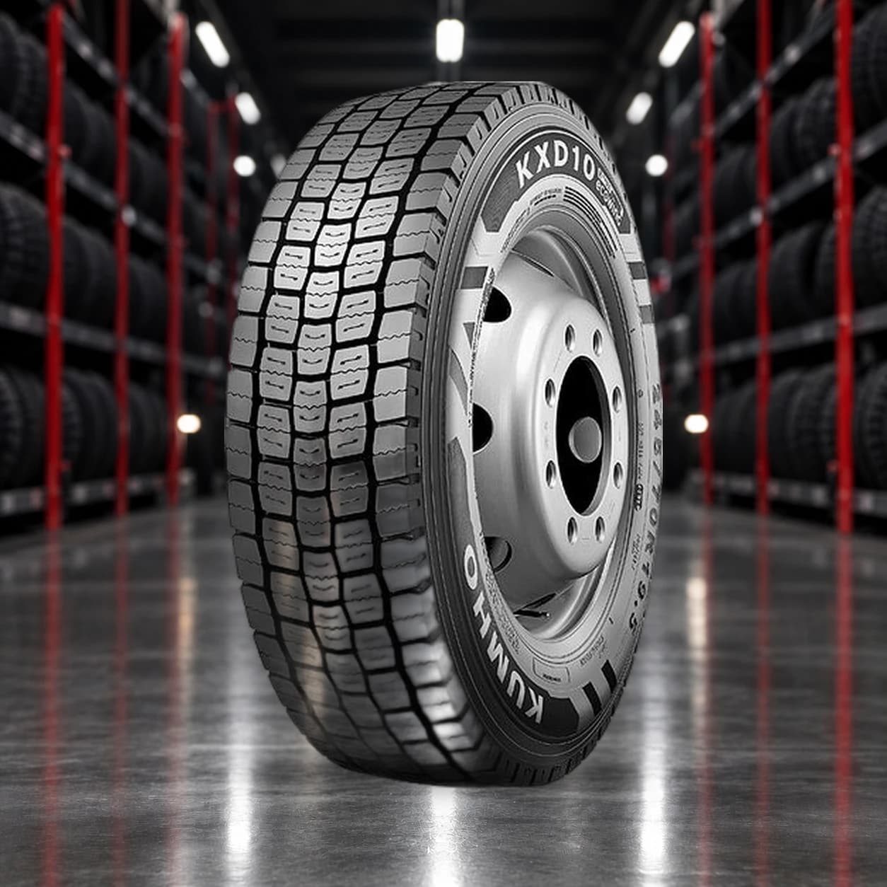 Kumho KXD10 295/80 R22,5 154/149L PR18 (Ведущая ось)